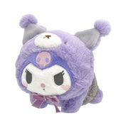 [Sanrio] Nakayoshi Omutu Kuma Plush Toy S-Size - Kuromi Nakajima Japan 2024