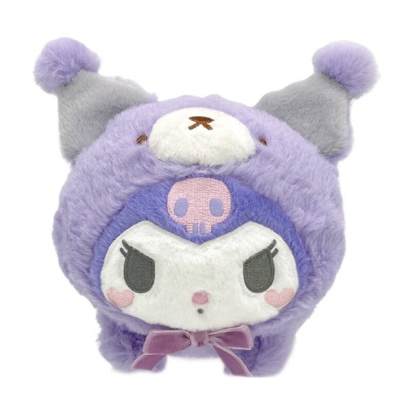 [Sanrio] Nakayoshi Omutu Kuma Plush Toy S-Size - Kuromi Nakajima Japan 2024