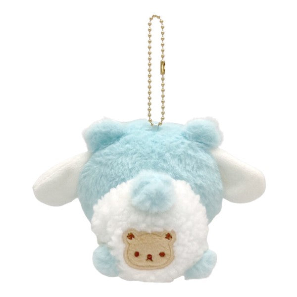 [Sanrio] Nakayoshi Omutu Kuma Plush Mascot Strap - Cinnamoroll Nakajima Japan 2024