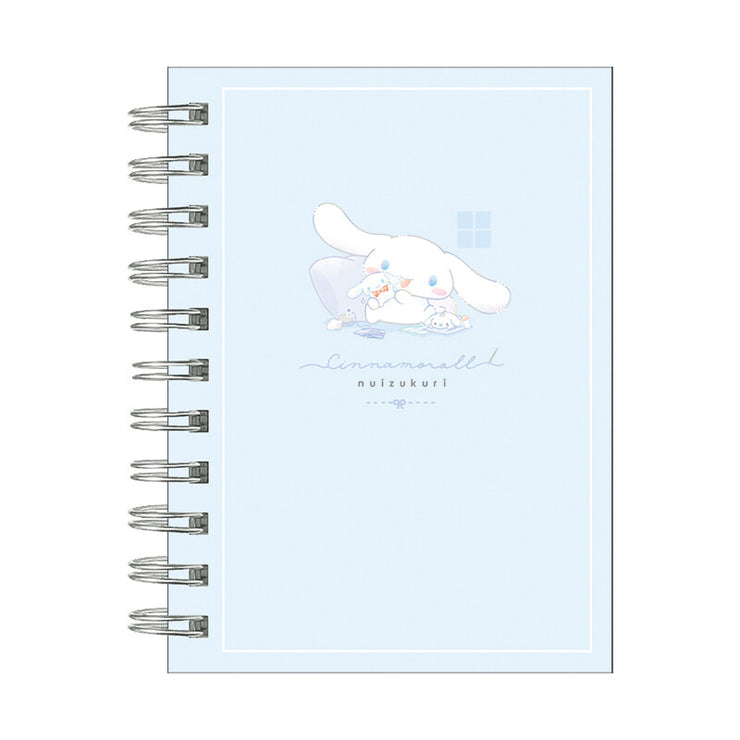 [Sanrio] A6 Double Ring Notebook -Cinnamoroll 2024 Kamio Japan
