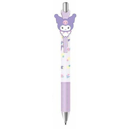 [Sanrio] Gel Pen with Rubber Mascot -Kuromi 2024 I-Planning Japan