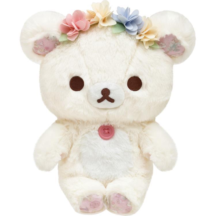 Big online Rilakkuma daisy plush super soft korilakkuma flower large kawaii bear