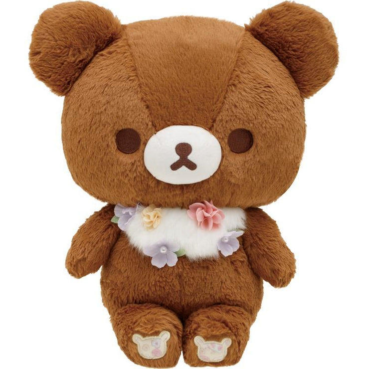 [Rilakkuma] - Kori-Kogu Flower Tea Time - Plush Toy M-Size -Chairoi Koguma San-X Official Japan 2023