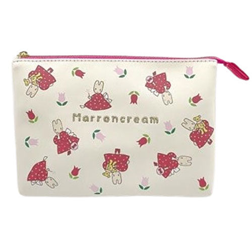 [Sanrio] Flower Series - Three-Pocket Pouch -Marronecream 2024 Marimo Craft Japan