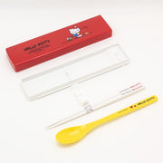 [Sanrio] Hello Kitty Chopsticks & Spoon Set with Case OSK Japan 2024