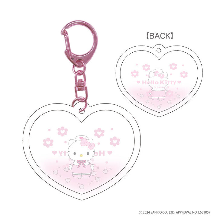 [Sanrio] Hello Kitty 2024 SUMMER COLLECTION - Nurse Dome Keychain - Pink 2024 TCP Japan