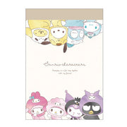 [Sanrio] Mini Memo Hugkko - Characters A  2024 T's Factory Japan