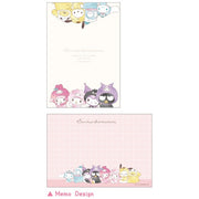 [Sanrio] Mini Memo Hugkko - Characters A  2024 T's Factory Japan