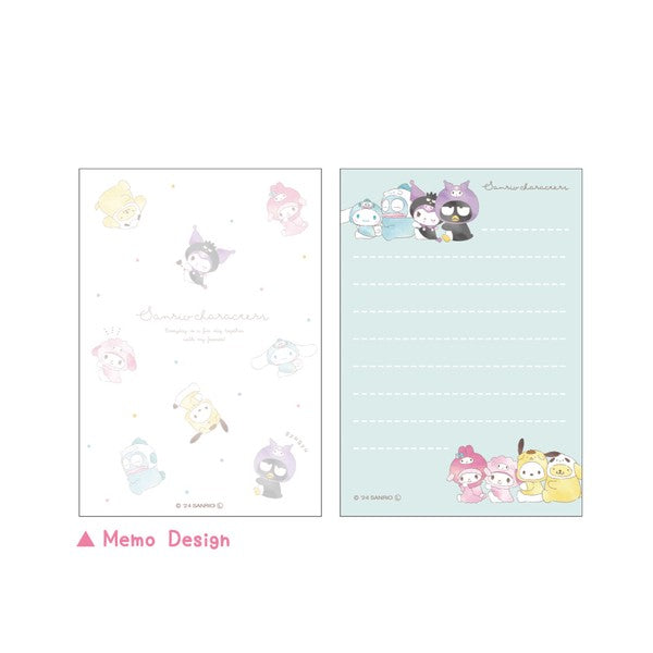 [Sanrio] Mini Memo Hugkko - Characters B  2024 T&