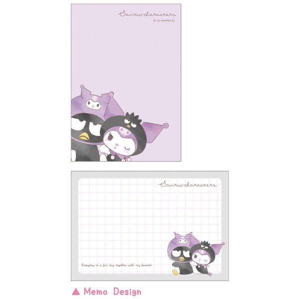 [Sanrio] Mini Memo Hugkko - Purple 2024 T&