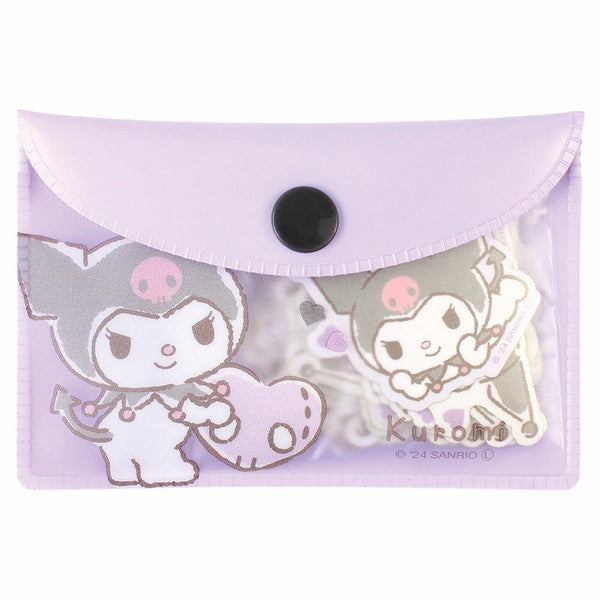 [Sanrio] Flake Stickers in Pouch Daisuki -Kuromi 2024 T&