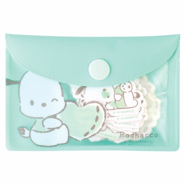 [Sanrio] Flake Stickers in Pouch Daisuki -Pochacco 2024 T&