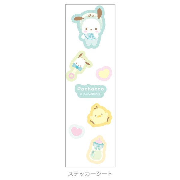 [Sanrio] Swaddle Memo Card - Pochacco 2024 T&