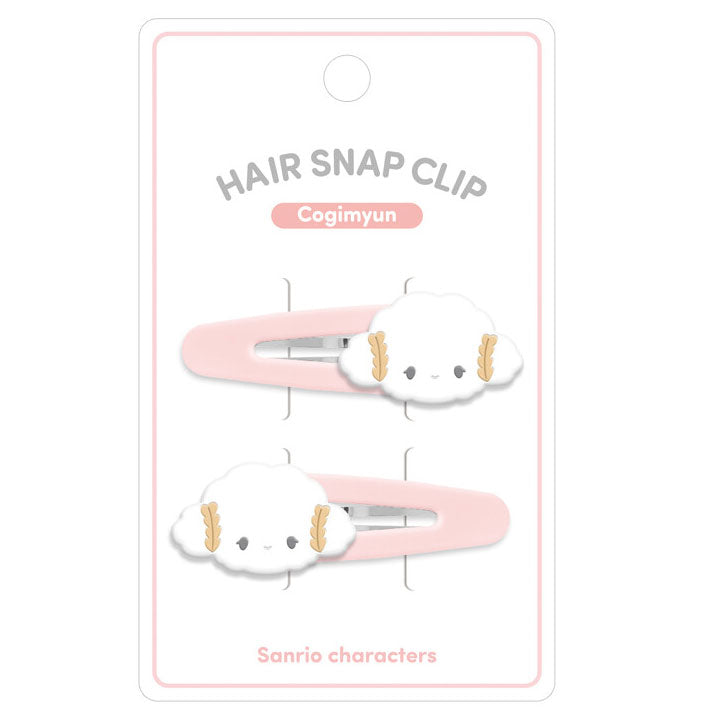 [Sanrio] Hair Snap Clips -Cogimyun 2024 Kamio Japan