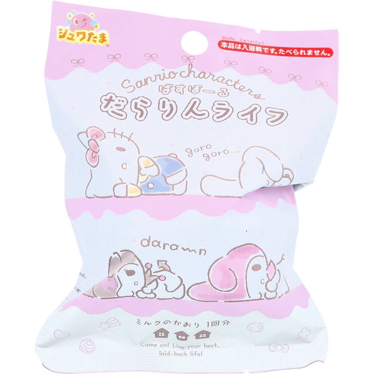 [Sanrio] Shuwatama Bath Ball - Dalarin Life (Milk Scent) 2024 Santan Japan