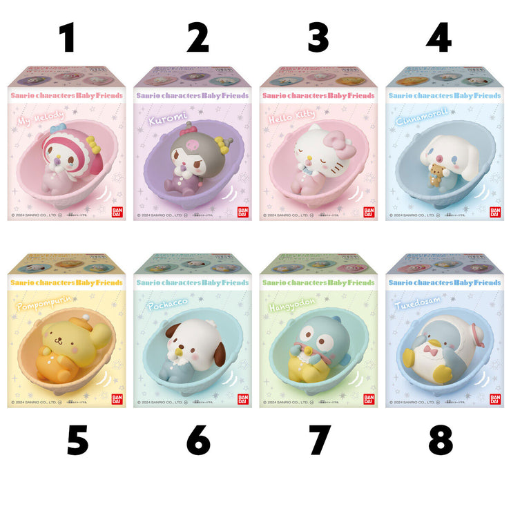 [Sanrio] SANRIO CHARACTERS BABY FRIENDS - Mini Figure [ SEP 2024 ] Bandai Japan