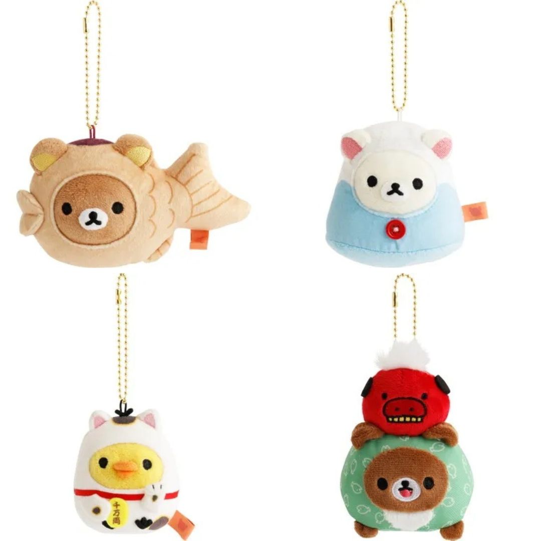 Rilakkuma] New Year Burasage Plush Strap 2025 San-X Official Japan