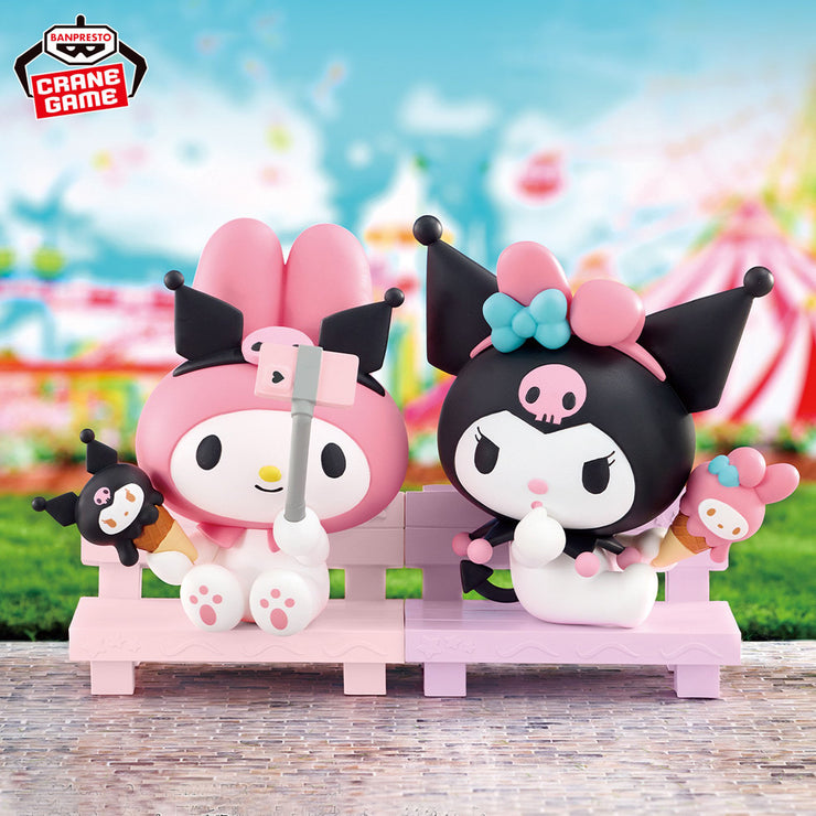 [Sanrio] [Prize Item] Nakayoshi Memories  Figure - My Melody & Kuromi [DEC 2024] Banpresto Japan