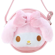 [Clearance]#[Sanrio] Face-Shaped Mini Plush Pochette -My Melody  [OCT 2023] Sanrio Original Japan