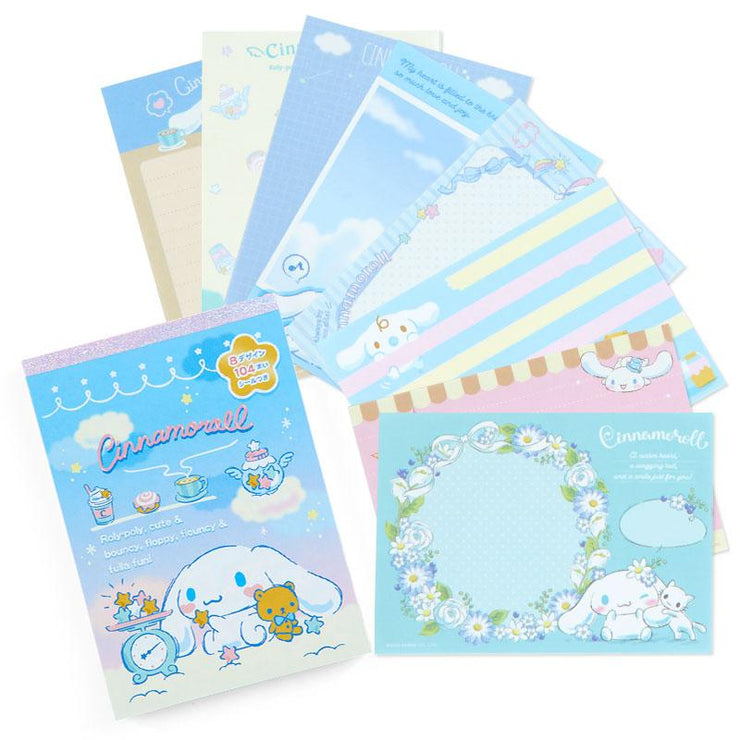 [Sanrio] 8 Design Memo Pad -Cinnamoroll [SEP 2023] Sanrio Original Japan