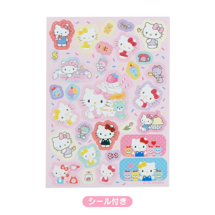 [Sanrio] 8 Design Memo Pad -Hello Kitty [SEP 2023] Sanrio Original Japan