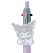 [Clearance]#[Sanrio] Plush Toy Design Stationery Series- 2-Color Ballpoint Pen & Mechanical Pencil -Kuromi [OCT 2023] Sanrio Original Japan