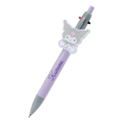 [Clearance]#[Sanrio] Plush Toy Design Stationery Series- 2-Color Ballpoint Pen & Mechanical Pencil -Kuromi [OCT 2023] Sanrio Original Japan