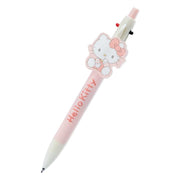 [Clearance]#[Sanrio] Plush Toy Design Stationery Series- 2-Color Ballpoint Pen & Mechanical Pencil -Hello Kitty [OCT 2023] Sanrio Original Japan