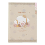 [Sanrio] Cogimyun - Handmade Bear Design Series -A4 Index Plastic Document Holder [SEP 2023] Sanrio Original Japan