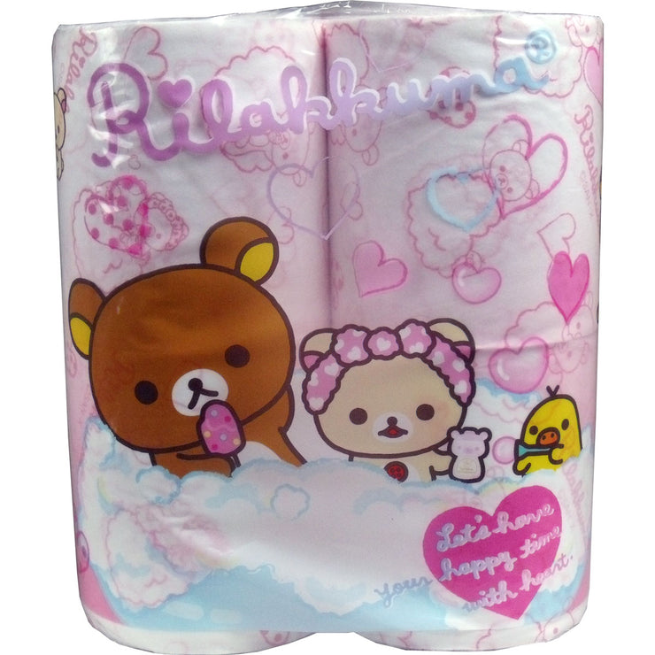 [Rilakkuma] 4x Toilet Paper Set 30m Double Hayashi Japan