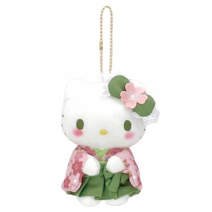 [Sanrio] Matcha Kimono Mascot Strap -Hello Kitty Nakajima Japan 2024