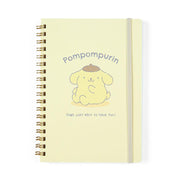 [Clearance]#[Sanrio] Plush Toy Design Stationery Series- B6 Ring Note -Pom Pom Purin [OCT 2023] Sanrio Original Japan