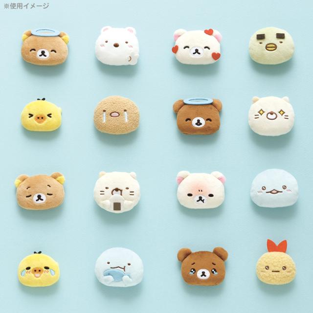 [Rilakkuma] Emojis Plush Badge San-X Official Japan 2024