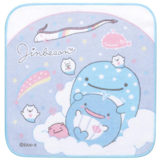 [Jinbesan] Memories of the Deep Sea Planetarium - Mini Towel  San-X Official Japan 2023