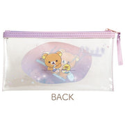 [Clearance]#[Rilakkuma] Anata to Madoromu Rilakkuma - Transparent Pen Pouch San-X Official Japan 2023