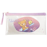 [Clearance]#[Rilakkuma] Anata to Madoromu Rilakkuma - Transparent Pen Pouch San-X Official Japan 2023