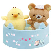 [Rilakkuma] -Nekoneko no Yu - Public Bath Plush Toy San-X Official Japan 2023