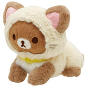 [Rilakkuma] -Nekoneko no Yu -Neko Neko Hizanori Plush Toy San-X Official Japan 2023