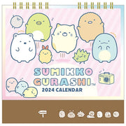 [Sumikko Gurashi] 2024 Desktop Calendar -B San-X Official Japan 2023
