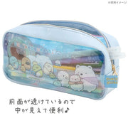 [Sumikko Gurashi] - Shirokuma no Furusato - Transparent Pen Pouch San-X Official Japan 2024