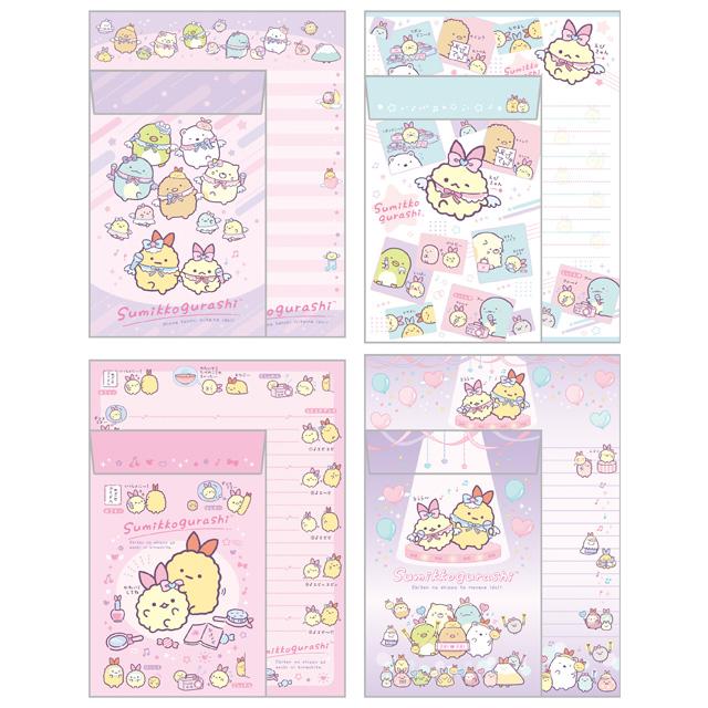 [Sumikko Gurashi] - Angel Ebiten Idol -  Letter Set -A San-X Official Japan 2024