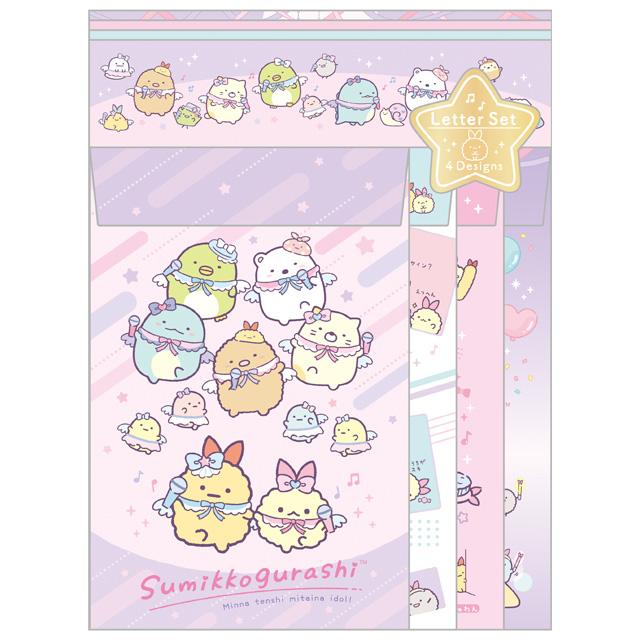 [Sumikko Gurashi] - Angel Ebiten Idol -  Letter Set -A San-X Official Japan 2024