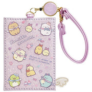 [Sumikko Gurashi] - Angel Ebiten Idol - Pass Case with Reel San-X Official Japan 2024