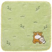 [Rilakkuma] - Minna de Manpuku Makumaku - Mini Towel -Green San-X Official Japan 2024