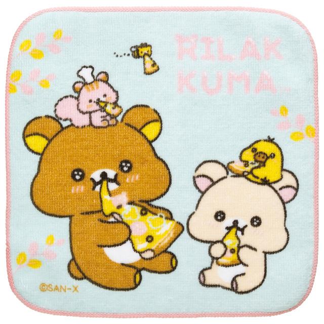 [Rilakkuma] - Minna de Manpuku Makumaku - Mini Towel A San-X Official Japan 2024