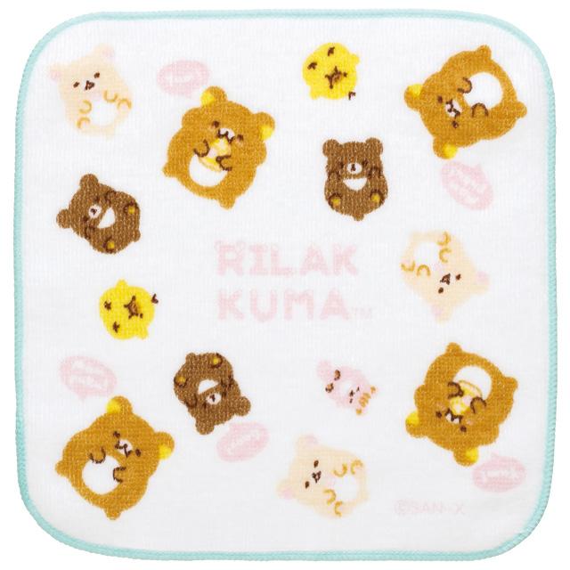 [Rilakkuma] - Minna de Manpuku Makumaku - Mini Towel B San-X Official Japan 2024