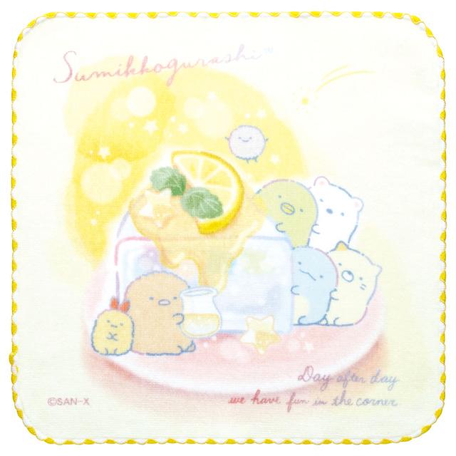 [Sumikko Gurashi] Mini Towel - Kirafuwa Yellow San-X Official Japan 2024