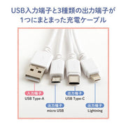 [Sumikko Gurashi] Multi Charging Cable 2024 San-X Official Japan