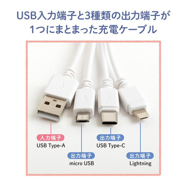 [Rilakkuma] Multi Charging Cable 2024 San-X Official Japan