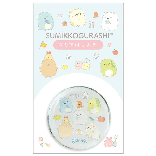 [Sumikko Gurashi] Clear Chopstick Rest - Food 2024 San-X Official Japan